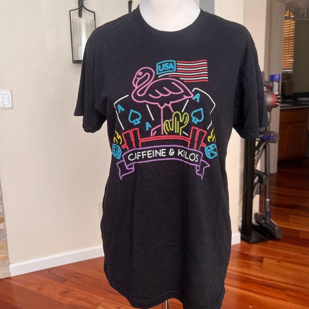 Caffeine and Kilos tee shirt
